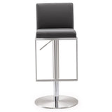 Amalfi Performance Vegan Leather Adjustable Stool by TOV Furniture at Eve Furniture