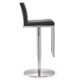 Amalfi Performance Vegan Leather Adjustable Stool by TOV Furniture at Eve Furniture