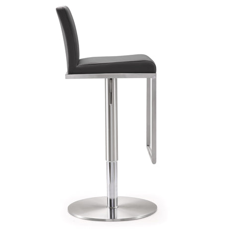 Amalfi Performance Vegan Leather Adjustable Stool by TOV Furniture at Eve Furniture