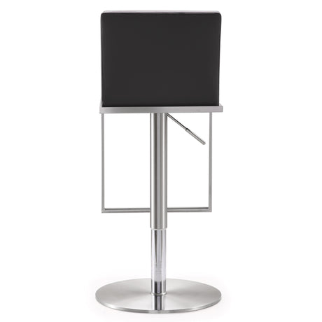 Amalfi Performance Vegan Leather Adjustable Stool by TOV Furniture at Eve Furniture