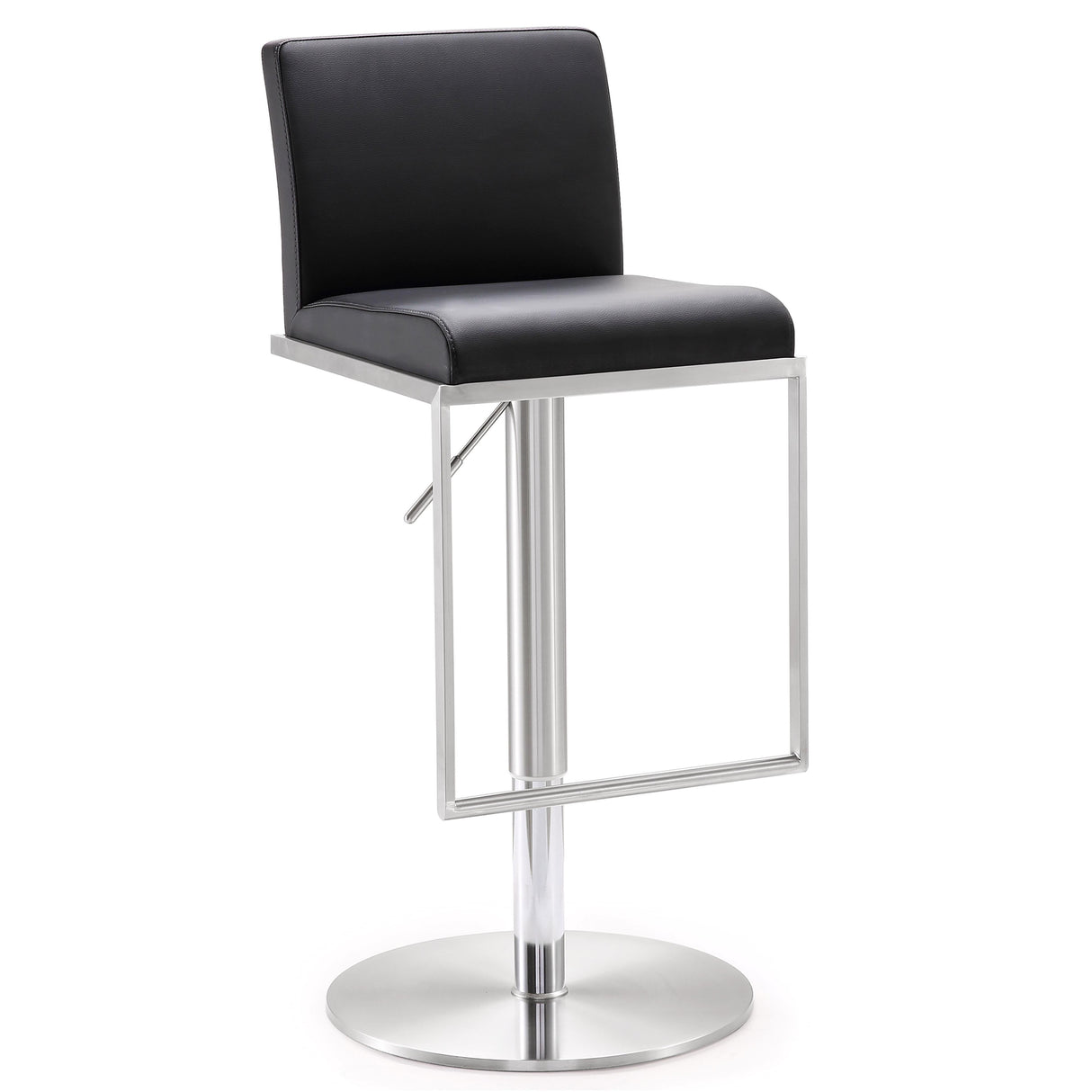 Amalfi Performance Vegan Leather Adjustable Stool by TOV Furniture at Eve Furniture