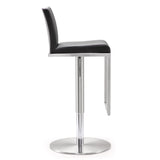 Amalfi Performance Vegan Leather Adjustable Stool by TOV Furniture at Eve Furniture