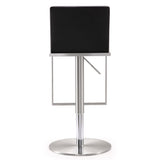 Amalfi Performance Vegan Leather Adjustable Stool by TOV Furniture at Eve Furniture