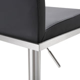 Amalfi Performance Vegan Leather Adjustable Stool by TOV Furniture at Eve Furniture