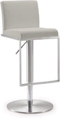 Amalfi Performance Vegan Leather Adjustable Stool by TOV Furniture at Eve Furniture