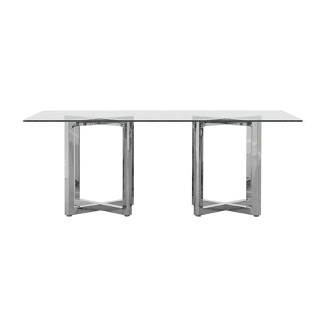 Amalfi Rectangular Glass Top Dining Table by Modus Furniture at Eve Furniture