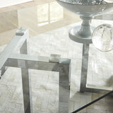 Amalfi Rectangular Glass Top Dining Table by Modus Furniture at Eve Furniture