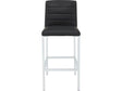 Amalfi Soot/Chrome Metal Back Bar Stool (Set of 2) by Modus Furniture at Eve Furniture