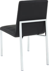 Amalfi Soot/Chrome Metal Back Chair (Set of 2) by Modus Furniture at Eve Furniture