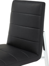 Amalfi Soot/Chrome Metal Back Chair (Set of 2) by Modus Furniture at Eve Furniture