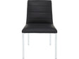 Amalfi Soot/Chrome Metal Back Chair (Set of 2) by Modus Furniture at Eve Furniture