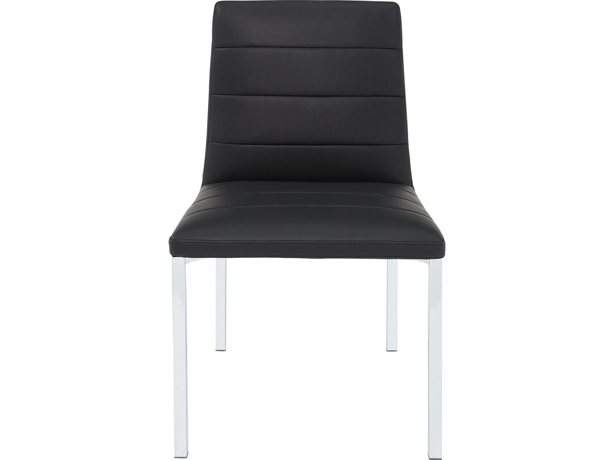 Amalfi Soot/Chrome Metal Back Chair (Set of 2) by Modus Furniture at Eve Furniture