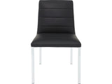 Amalfi Soot/Chrome Metal Back Chair (Set of 2) by Modus Furniture at Eve Furniture