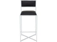 Amalfi Soot/Chrome X Base Bar Stool (Set of 2) by Modus Furniture at Eve Furniture