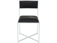 Amalfi Soot/Chrome X Base Chair (Set of 2) by Modus Furniture at Eve Furniture