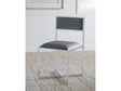 Amalfi X-Base Chair in Cobalt Leather (Set of 2) by Modus Furniture at Eve Furniture