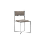 Amalfi X-Base Chair in Taupe Leather (Set of 2) by Modus Furniture at Eve Furniture