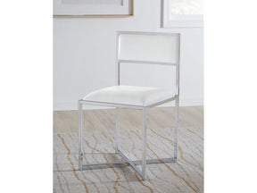 Amalfi X-Base Chair in White Leather (Set of 2) by Modus Furniture at Eve Furniture