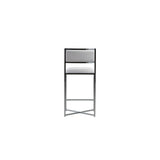 Amalfi X-Base Counter Stool in White Leather (Set of 2) by Modus Furniture at Eve Furniture