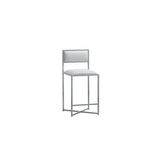 Amalfi X-Base Counter Stool in White Leather (Set of 2) by Modus Furniture at Eve Furniture