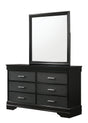 Amalia Black Bedroom Mirror (Mirror Only) by Crown Mark at Eve Furniture