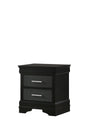 Amalia Black Nightstand by Crown Mark at Eve Furniture