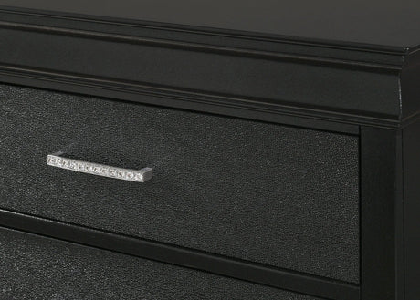 Amalia Black Panel Youth Bedroom Set by Crown Mark at Eve Furniture