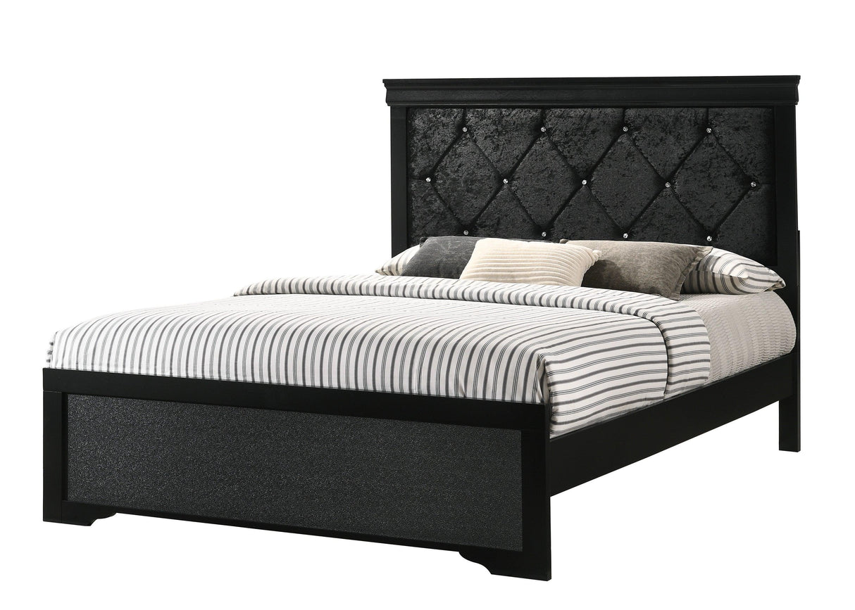 Amalia Black Panel Youth Bedroom Set by Crown Mark at Eve Furniture