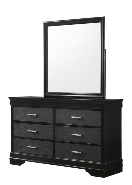Amalia Black Panel Youth Bedroom Set by Crown Mark at Eve Furniture