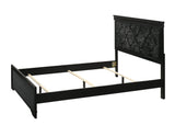 Amalia Black Queen Panel Bed by Crown Mark at Eve Furniture