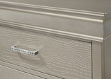 Amalia Champagne Silver Dresser by Crown Mark at Eve Furniture