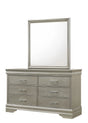 Amalia Champagne Silver Dresser by Crown Mark at Eve Furniture