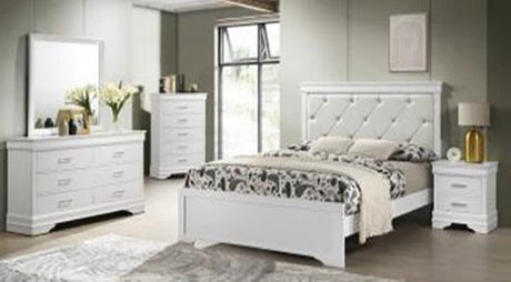 Amalia White Chest by Crown Mark at Eve Furniture