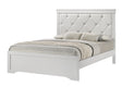 Amalia White Queen Panel Bed by Crown Mark at Eve Furniture