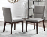 Amalie Walnut/Gray Round Dining Room Set by Steve Silver at Eve Furniture