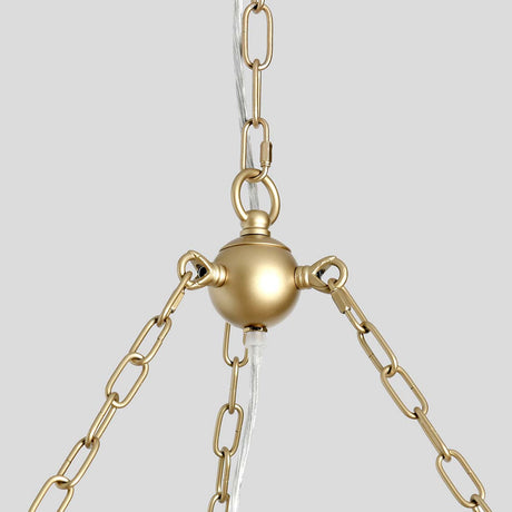 Amanda White Beaded Chandelier by Classic Home at Eve Furniture