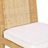 Amara Cream Linen Arched Dining Chair by TOV Furniture at Eve Furniture