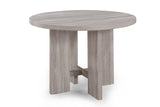 Amara Driftwood 5-Piece Round Dining Set by Crown Mark at Eve Furniture