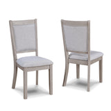 Amara Driftwood 5-Piece Round Dining Set by Crown Mark at Eve Furniture