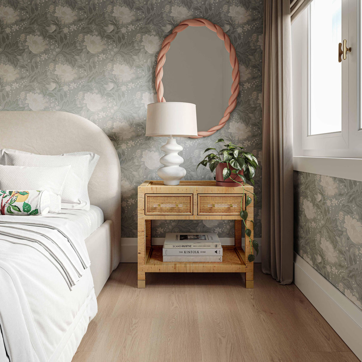 Amara Natural Rattan Nightstand by TOV Furniture at Eve Furniture