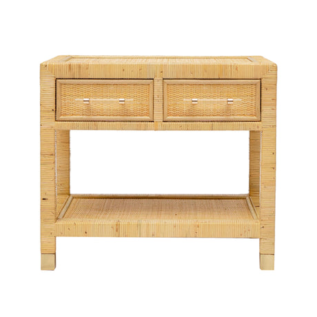Amara Natural Rattan Nightstand by TOV Furniture at Eve Furniture