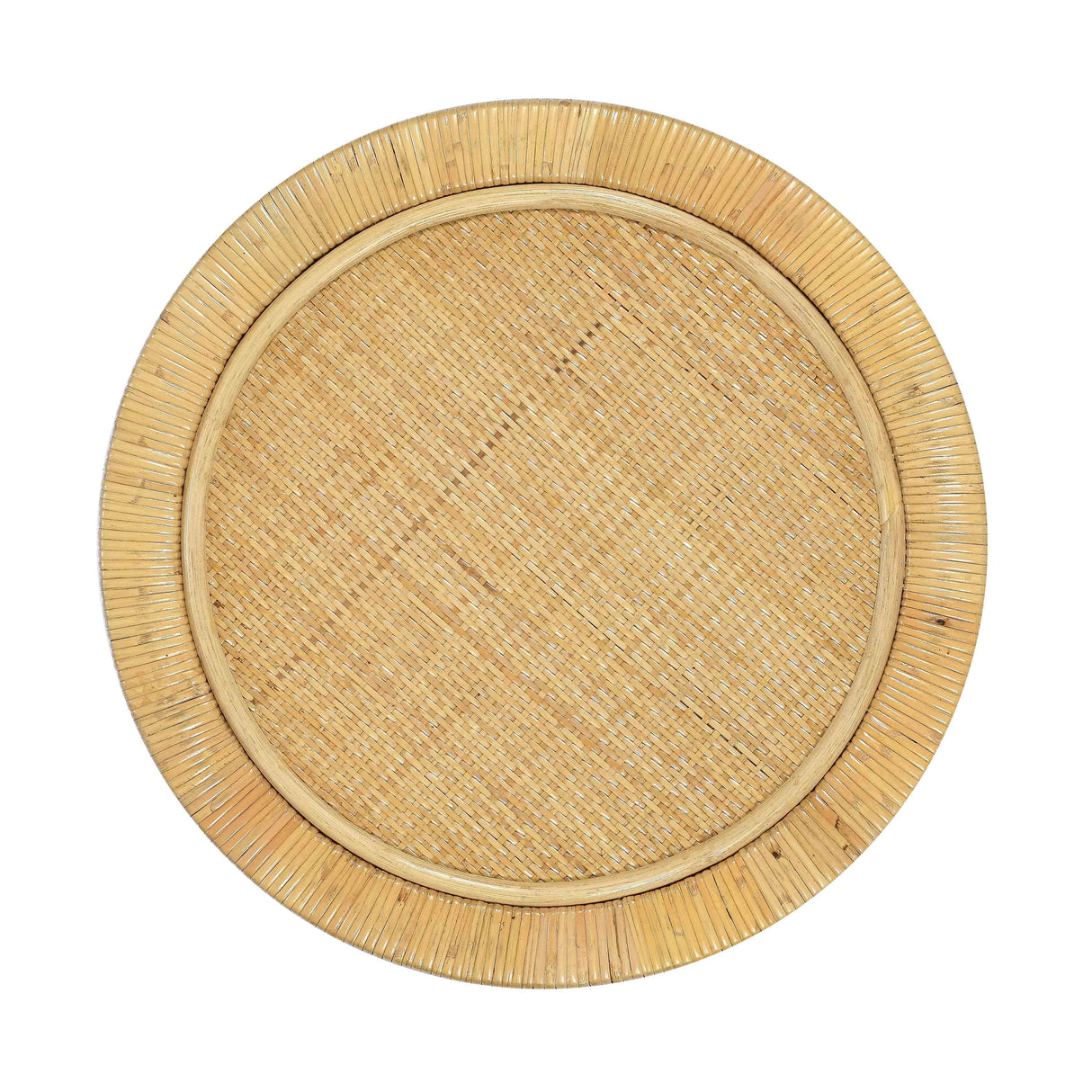 Amara Natural Rattan Side Table by TOV Furniture at Eve Furniture