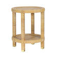 Amara Natural Rattan Side Table by TOV Furniture at Eve Furniture