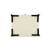 Amara Nightstand in Cream and Natural Oak by Manhattan Comfort at Eve Furniture