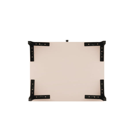 Amara Nightstand in Pale Rose and White by Manhattan Comfort at Eve Furniture