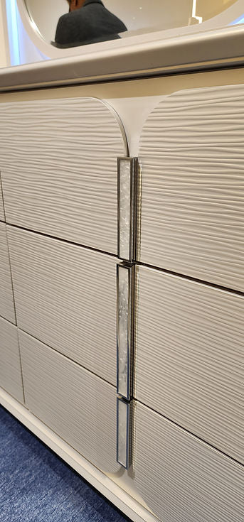 Amara White Panel Bedroom Set by New Era Innovations at Eve Furniture