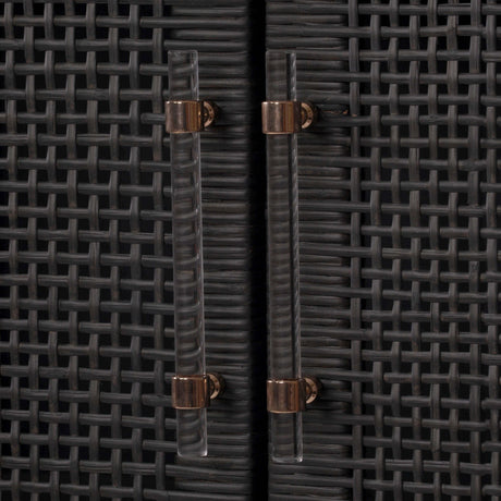 Amara Woven Rattan Cabinet by TOV Furniture at Eve Furniture
