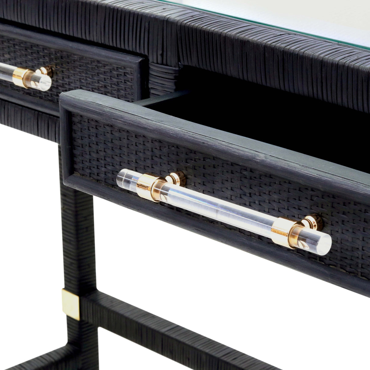 Amara Woven Rattan Desk by TOV Furniture at Eve Furniture