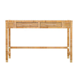 Amara Woven Rattan Desk by TOV Furniture at Eve Furniture