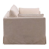 Amarae Cream Sofa by Dovetail at Eve Furniture